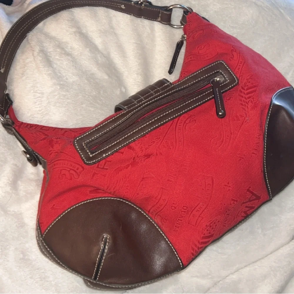 American living Red and Brown Hobo Bag